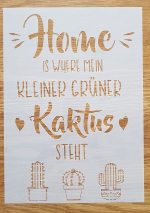 kleiner grüner Kaktus A4