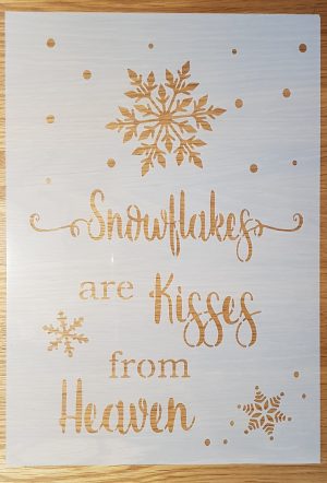 Snowflakes are kisses …