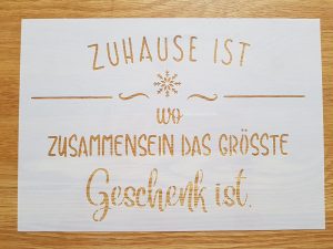 Zuhause ist/Geschenk