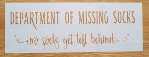 Department of missing socks