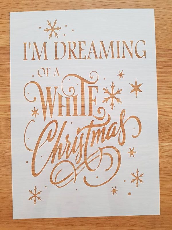 I’m dreaming of a white christmas