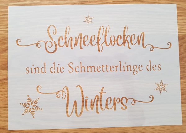 Schneeflocken/Schmetterlinge