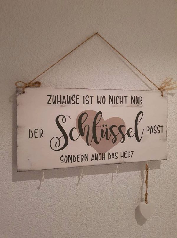 Zuhause ist da wo nicht nur der Schlüssel passt