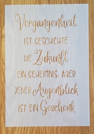 Vergangenheit/Zukunft/Geschenk