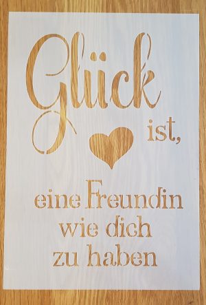 Glück ist… eine Freundin wie dich zu haben