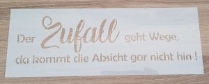 Zufall / Absicht