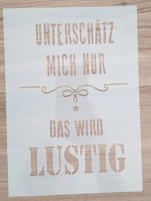 Unterschätz mich nur