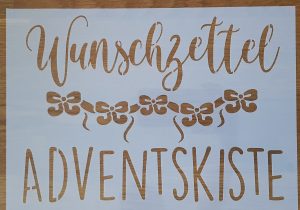 Wunschzettel Adventskiste