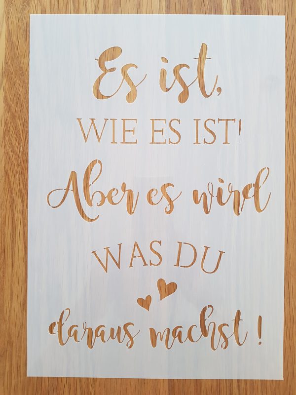 Es ist wie es ist