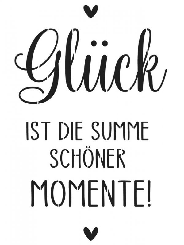 Glück ist die Summe…