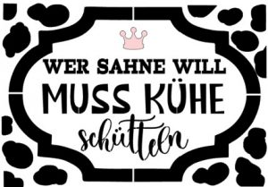 Wer Sahne will…