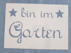 Bin im Garten