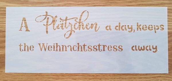 A Plätzchen a day…