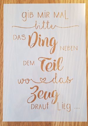 „das Ding „