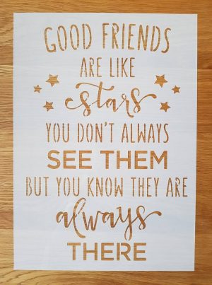 Good friends are like…