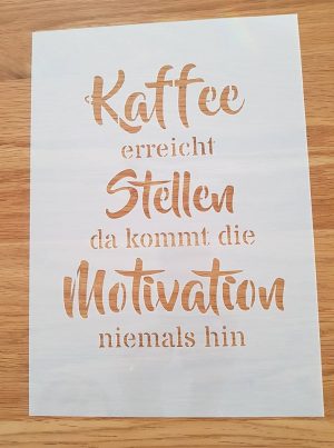 Kaffee erreicht Stellen…