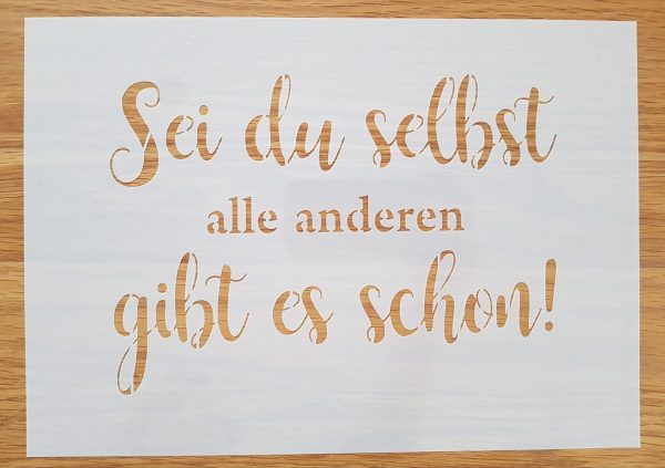 Sei du selbst