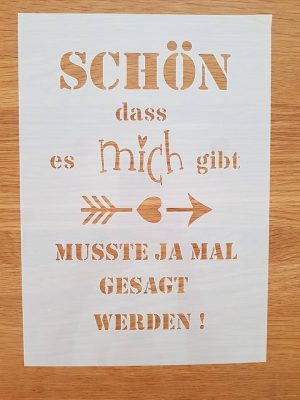 Schön, dass es mich gibt! A4