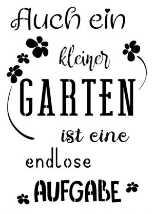 Auch ein kleiner Garten