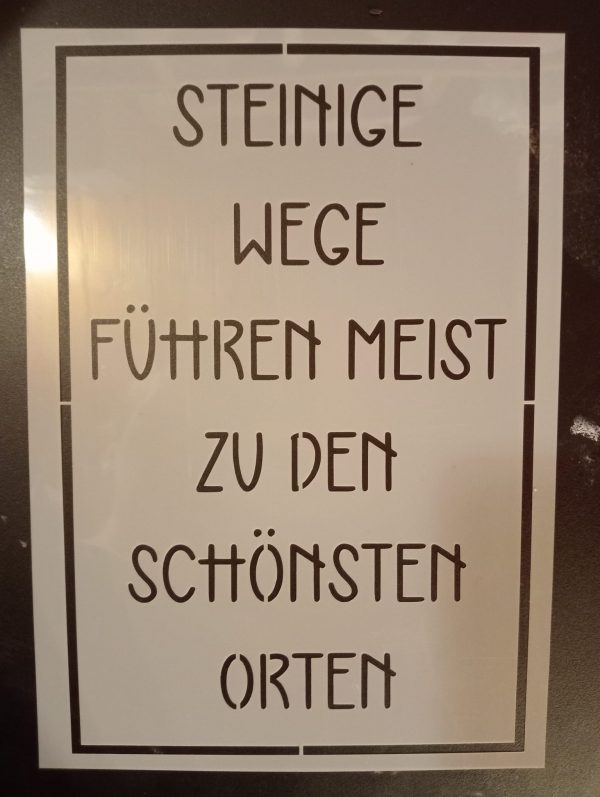 Steinige Wege