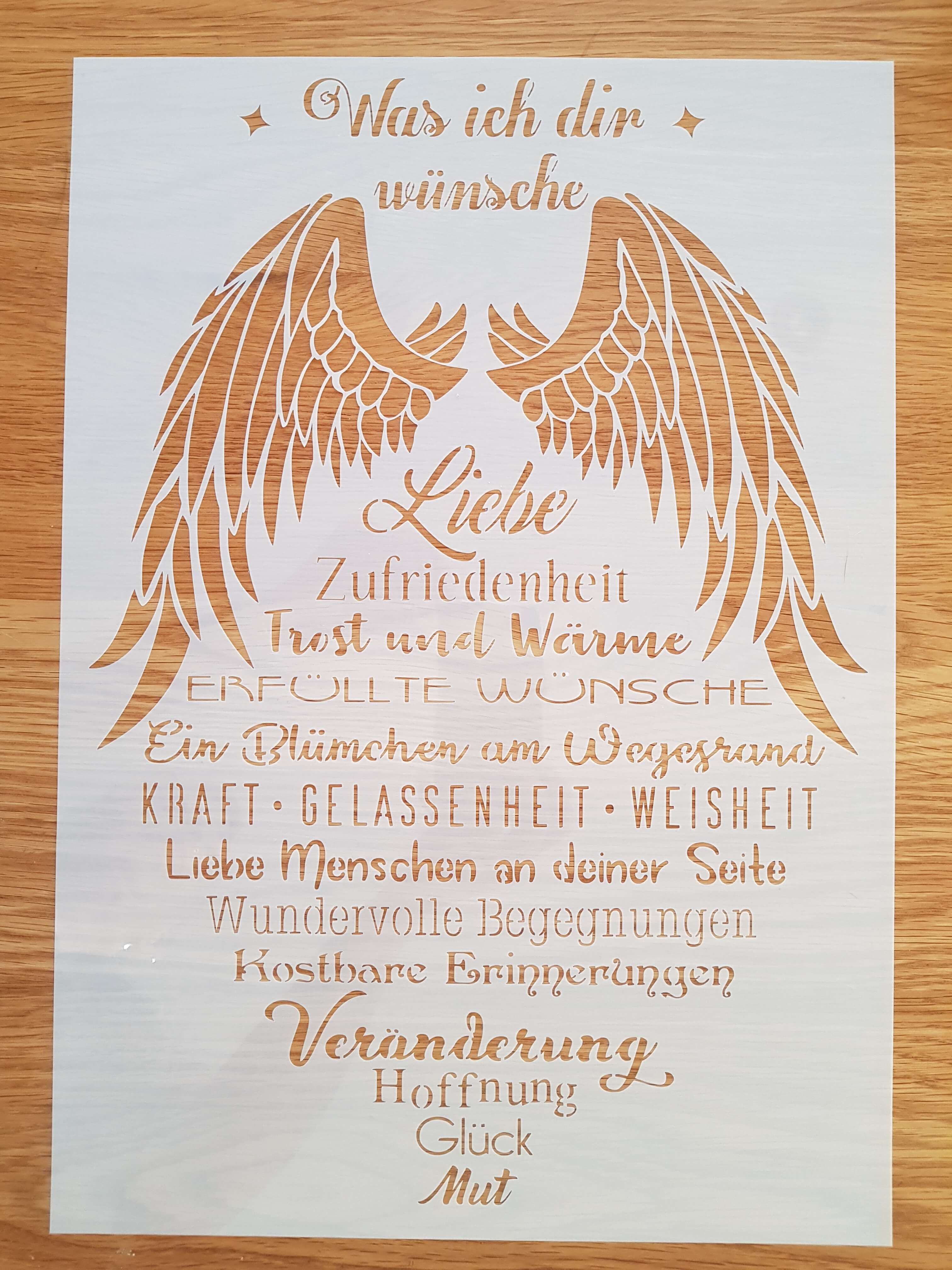 Was ich dir wünsche A3 Shabby Zauber