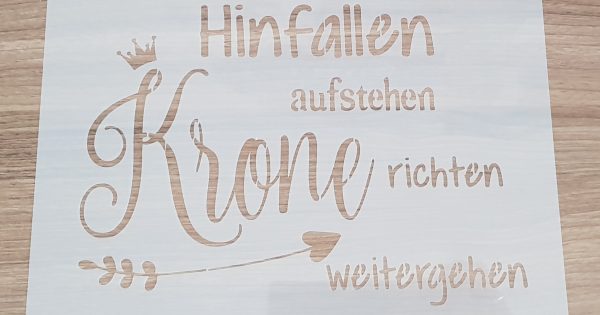 Hinfallen Krone richten NEU Shabby Zauber