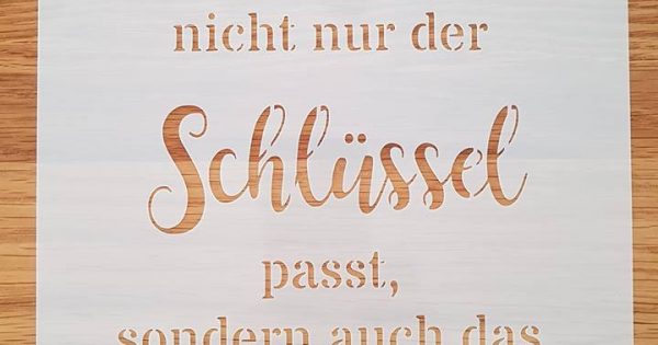 Zuhause ist da wo nicht nur der Schlüssel passt Shabby Zauber